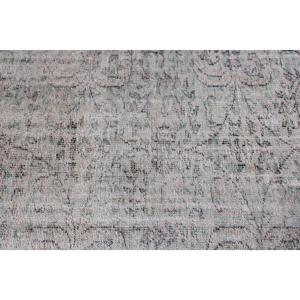 Tapis turc vintage, tapis de 4,9 x 8,3 pieds, tapis persan gris vert - Product Image 4