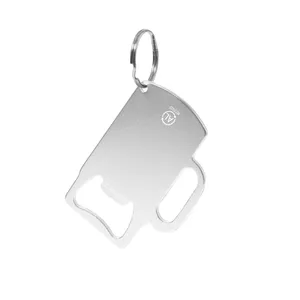 Apribottiglie Portachiavi Sostenibile Berman, Gadget Promozionale Ecologico con Moschettone - Product Image 4