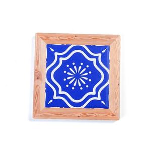Elegant Classic Wooden Coasters with Artisan <b>Hand</b>-Painted Details Eco-Friendly & Durable <b>Heat</b> Resistant Mats for Home Dining - Product Image 5