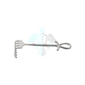 Mejor fabricante Pissco para Kawamoto Retractor 6 pulgadas de doble extremo 8mm de ancho cuchillas aisladas mango plano - Product Image 6