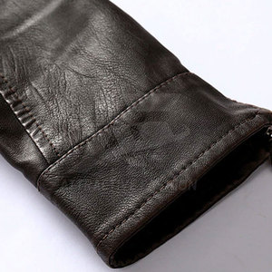 <b>Smart</b> Men Leather <b>Jacket</b> With Durable Outdoor Pattern For Stylish Winter <b>Jacket</b> Everyday Wear - Product Image 6