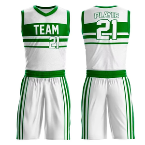 Tenues de basket-ball personnalisées professionnelles imprimées, tissu respirant à séchage rapide, confortables et durables, vêtements de sport d'équipe par sublimation - Product Image 3