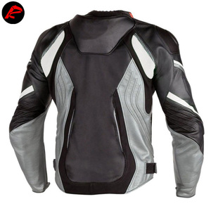 แจ็กเก็ตหนังมอเตอร์ไซด์แขนยาวใส่สบายแจ็คเก็ตมอเตอร์ไซด์หนังสั่งทำได้ - Product Image 4