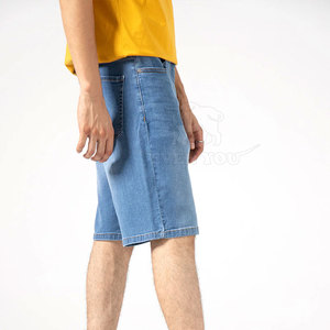 Jorts en jean légers de qualité supérieure pour hommes, confortables et vendus en gros, à prix raisonnable - Product Image 5