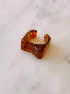 แหวนเรซินเจียระไนแบบเจ้าหญิงมีสไตล์มาจากแหล่งผลิตที่ได้รับแรงบันดาลใจจากวินเทจคุณภาพเรซินและดีไซน์น่ารัก - Product Image 5