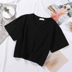 Alta calidad niños niñas sólido suave algodón ropa Casual bebé camisetas venta al por mayor Venta caliente verano - Product Image 6