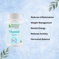 Capsules Ayurvédiques de Soin Thyroïdien à Base d'Extraits Végétaux Sauvages et Cultivés de Qualité Alimentaire - Complément Alimentaire, Services OEM/ODM Offerts, Fourniture en Gros