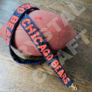 Correa para Bolso de Cuentas de Vidrio Bordadas a Mano con Diseño de los Gators de Elorida, Estilo Indio, Logotipo Personalizado, Uso Diario, CRYSTAL CRAFT - Product Image 4