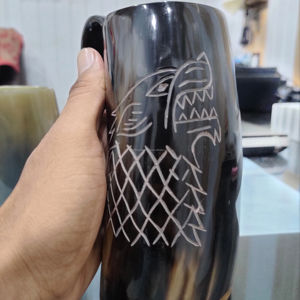 Cuerno Vikingo Genuino para Beber, Hecho a Mano, de Origen Ético, Sellado, Resistente al Agua, Tamaño Personalizado, Etiqueta Privada, Pedido al por Mayor, MOQ Bajo - Product Image 1