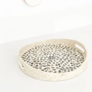Nouvelle Collection Plateau de Service en Nacre de Haute Qualité de Luxe Fait Main au Vietnam - Product Image 3