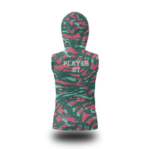 Uniformes de Fútbol Americano Personalizados con Logotipo, Transpirables, Antibacterianos, de Secado Rápido, sin Mangas, con Diseño de Bandera Estadounidense, Conjuntos de Camisetas 7V7 7on7 - Product Image 3