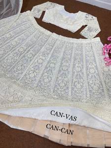 Meilleur Alanna Panday inspiré Heavy Sequins Work Soft Net Fabric Designer Dupatta Glamorous Bridal Lehenga for Party Wedding Looks - Product Image 4