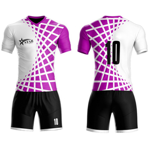Maillot de football personnalisé en gros du Pakistan, kit de sublimation de haute qualité 100 % polyester, col en V, unisexe, nom d'équipe personnalisé, 240g - Product Image 5