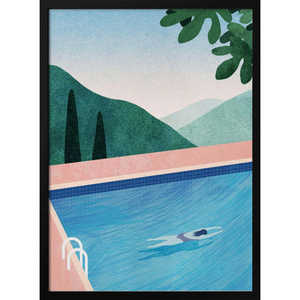 Décorations murales encadrées pour piscine, design artistique pour espaces extérieurs - Product Image 6