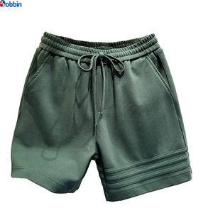 Shorts de basket-ball en coton personnalisés pour hommes, shorts de sport amples avec cordon de serrage, style hip-hop, pour l'été - Product Image 3