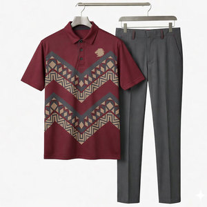 Custom Sports Golf Uniform <b>Set</b> Factory Direct Wholesale Golf Apparel <b>Top</b> Trending 100% Polyester Made Golf Uniform - Product Image 1