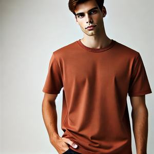 T-shirt blanc personnalisé 100% coton T-shirt impression logo T-shirts unisexe simple vente en gros - Product Image 1