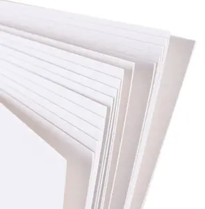 Tablero de papel trasero blanco triplex de alta calidad 180gsm-400gsm Material de pulpa Premium de revestimiento de doble cara para uso industrial de alimentos - Product Image 1