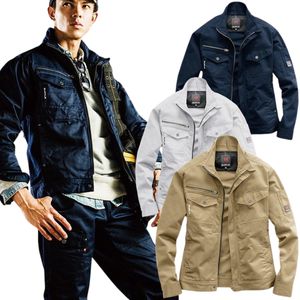 Chaqueta de Trabajo Unisex Burtle 8101 para Todas las Estaciones, Diseño Elegante Antiencogimiento, 100% Algodón, Duradera, de Secado Rápido, Anti-UV, Tejido sin Costuras - Product Image 1