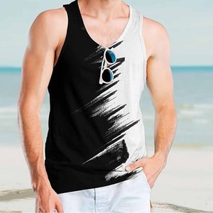 Camiseta sin mangas para hombre, camiseta sin mangas con capucha transpirable y cómoda de alta calidad/camiseta sin mangas de gimnasio de secado rápido para hombre fabricada por Dress Sports - Product Image 4