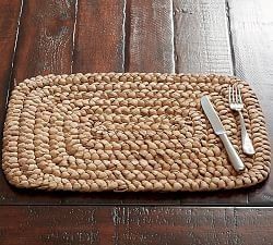 Vente en gros Nouveau venu de haute qualité fabriqué à la main meilleure vente napperon en jacinthe d'eau pour la décoration de cuisine de table du Vietnam - Product Image 3