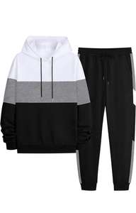 ชุดวอร์มผู้ชายคุณภาพสูง เป็นมิตรกับสิ่งแวดล้อม ระบายอากาศได้ดี แห้งเร็ว ดีไซน์ทันสมัย ไซส์ใหญ่ สำหรับฤดูหนาว คุ้มค่า - Product Image 6