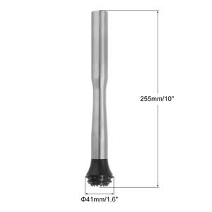 Muddler de Cócteles de Acero Inoxidable Premium con Cabeza de Nailon con Púas, Herramienta de Bar Ergonómica y Resistente para Triturar con Potencia - Product Image 6