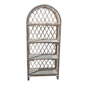 Wholesale cheapest 100% Natural Rattan Bookcase for living room decoration Handmade in Vietnam - Product Image 1