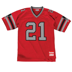 Elegantes uniformes de fútbol americano sublimados totalmente personalizados camisetas de manga corta para hombres - Product Image 2