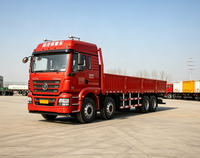 Camion de transport de marchandises à paroi latérale de 9,5 m, 8x4 Shacman M3000 350 CV pour la logistique de construction et le transport de marchandises en vrac