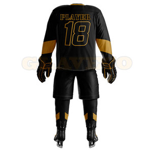 Uniforme de Hockey sobre Hielo de Material Duradero Más Vendido, Ecológico, Personalizable, de Secado Rápido, Transpirable, Unisex para Adultos - Product Image 2