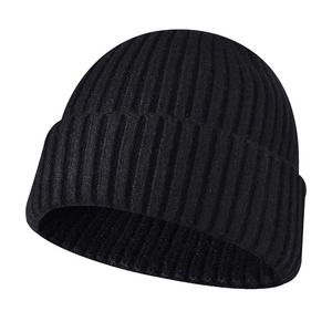 Bonnet d'hiver chaud pour hommes et femmes bonnet en tricot bonnet à revers épais bonnets mâle extérieur doux cyclisme randonnée bonnets - Product Image 6
