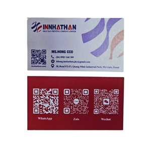 Carte de visite Impression durable et précise de haute qualité Personnalisation intelligente et respectueuse de l'environnement du fabricant du Vietnam - Product Image 1