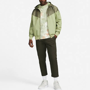 Veste coupe-vent en polyester pour homme, personnalisée, de haute qualité, vintage, imperméable, respirante, décontractée, sportive, en toile, pour l'extérieur, ODM - Product Image 2