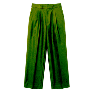 Pantalones de Hombre Estilo Coreano, Ecológicos, de Poliéster/Algodón, Formales, de Pierna Ancha, Plisados, Ligeros, Transpirables, de Corte Holgado, para Primavera/Verano - Product Image 4