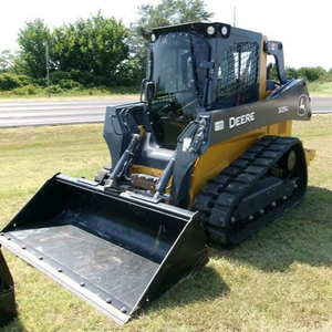 Minicargadora usada John Dear 325G con accesorios, MINICARGADORA DE orugas frontal y retroexcavadora, componente de núcleo de motor a la venta - Product Image 1