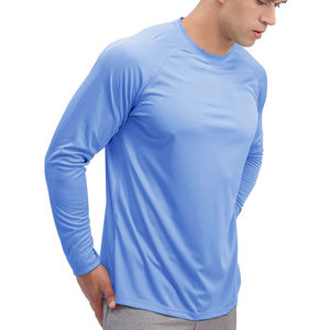Camisetas de pesca al aire libre para deportes de secado rápido, camisetas de pesca de manga larga en blanco para hombres, Sudadera con capucha con máscara UPF 50 + ligero - Product Image 4