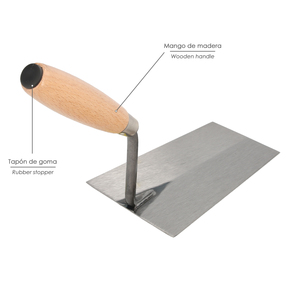 Spatola con Manico in Legno Wolfpack 341-A / 180 mm. - Product Image 5