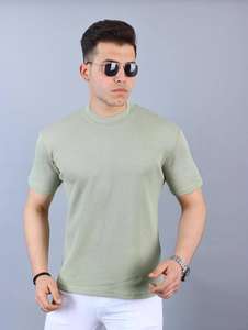 Camiseta deportiva de algodón 100% americana europea para hombre, de secado rápido, transpirable, ajustada, para correr informal - Product Image 3