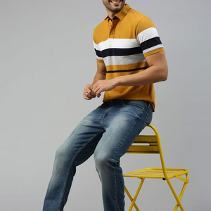 Article frais nouvelle arrivée Street Style hommes Polo T-Shirt 2025 haute qualité Design Unique hommes Polo T-Shirt OEM Service - Product Image 6