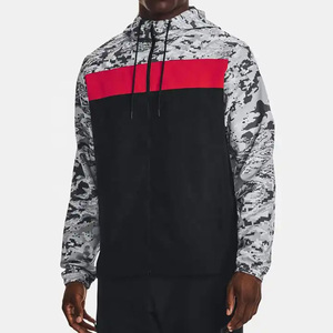 Vestes coupe-vent pour hommes de qualité supérieure, design camouflage, fermeture éclair, style streetwear d'hiver, polyester, vestes imperméables pour hommes en vente 2026 - Product Image 1