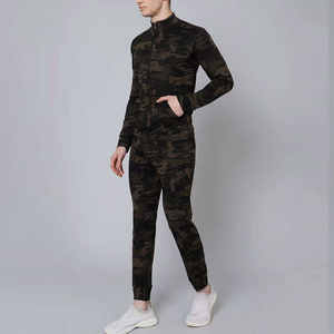 Survêtements unisexes personnalisés en tissu polaire camouflage, séchage rapide et durables, ensembles de jogging, vêtements de sport - Product Image 6