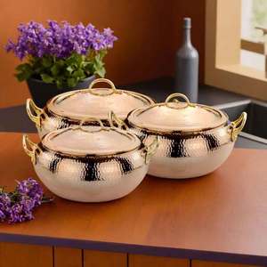 Custom Design Handicrafts <b>Dish</b> To Eat Minimalist Safe Pure Copper Western Hotelware Made In India With Export Quality - Product Image 4