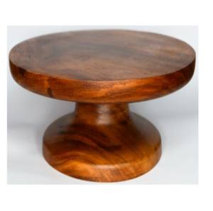 Factory Hot <b>Sale</b> Wood <b>Cake</b> Tray and <b>Stand</b> Made in India Acacia Wood <b>Cake</b> <b>Stand</b> and Tray - Product Image 4