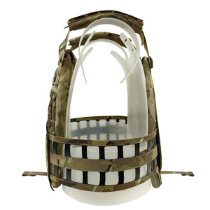 <span class=keywords><strong>Gilet</strong></span> tactique OEM ODM porte-plaques découpé au laser MOLLE avec poignée de traction renforcée et ajustement réglable - Product Image 3