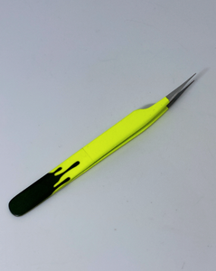 แหนบถอนขนตาสเตนเลสคุณภาพดีแหนบถอนขนตาแบบตรงและโค้งงอ - Product Image 1