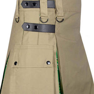 กิ๊ตต์ผ้าลายสก็อตไอริชผสมสีกากีทำมือสำหรับผู้ชาย ขนาดสั่งตัดพิเศษ รุ่นปี 2026 - Product Image 4