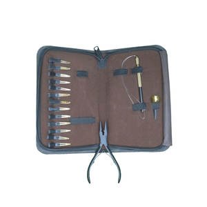 Kit de extensiones de cabello de alta calidad con servicio OEM \ ODM con pinzas para el cabello doradas negras Anillo de separación del cabello para el trabajo de salón - Product Image 6