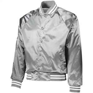 Invierno 2025 chaqueta Bomber de satén personalizada para hombres a estrenar de talla grande estilo Letterman transpirable secado rápido 100% poliéster - Product Image 4