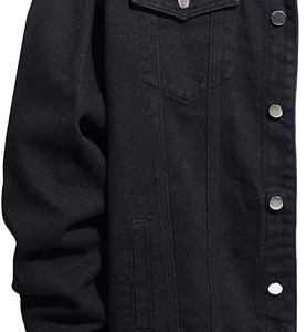 Wholesale <b>Vintage</b> Street Style Men's & Women's Slim Fit Denim <b>Jacket</b> Casual Daily Outerwear with OEM Orders - Product Image 2